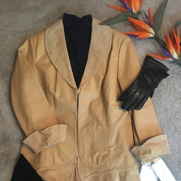 NEW~Pamela McCoy Leather Jacket**REDUCED** - Picture 1 of 7